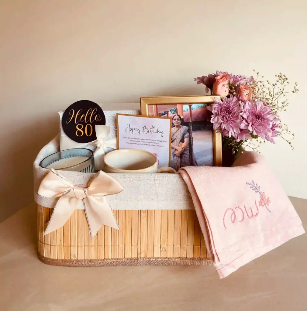 Online gift delivery service for custom gifts